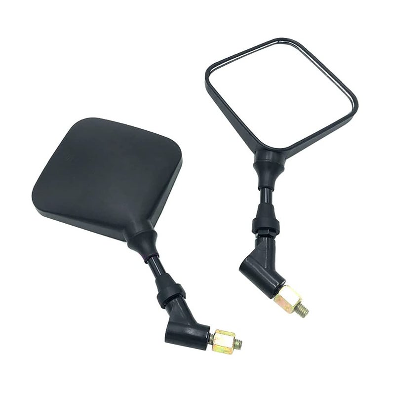 Earlyred Dual Sport Motorcycle Rearview Mirror Rear View Side Mirrors Compatible with Suzuki DR 200 250 350 350 DRZ400 DRZ650 DR650 - Image 2